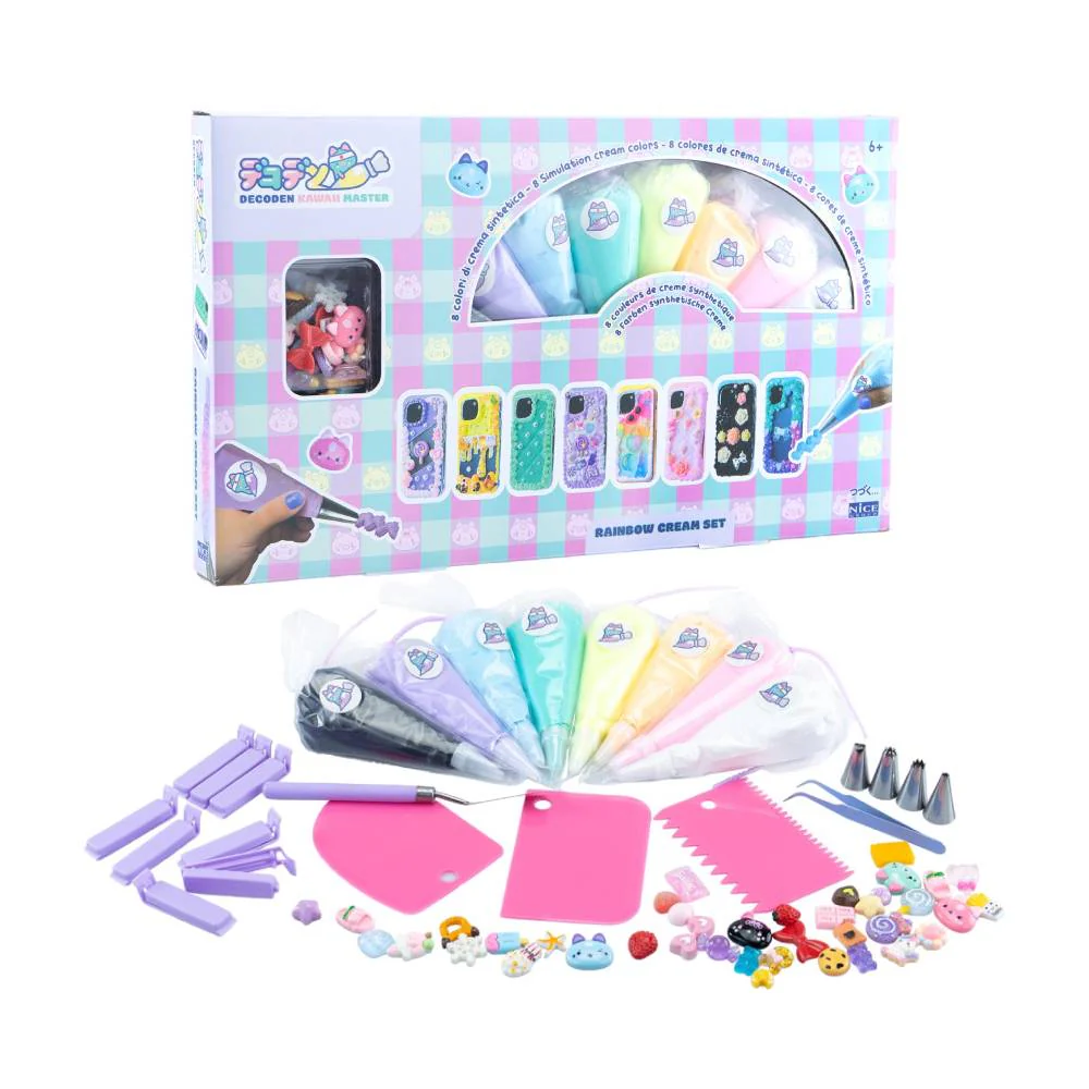 Kit Definitivo para Decorar Fundas de Móvil Decoden Rainbow