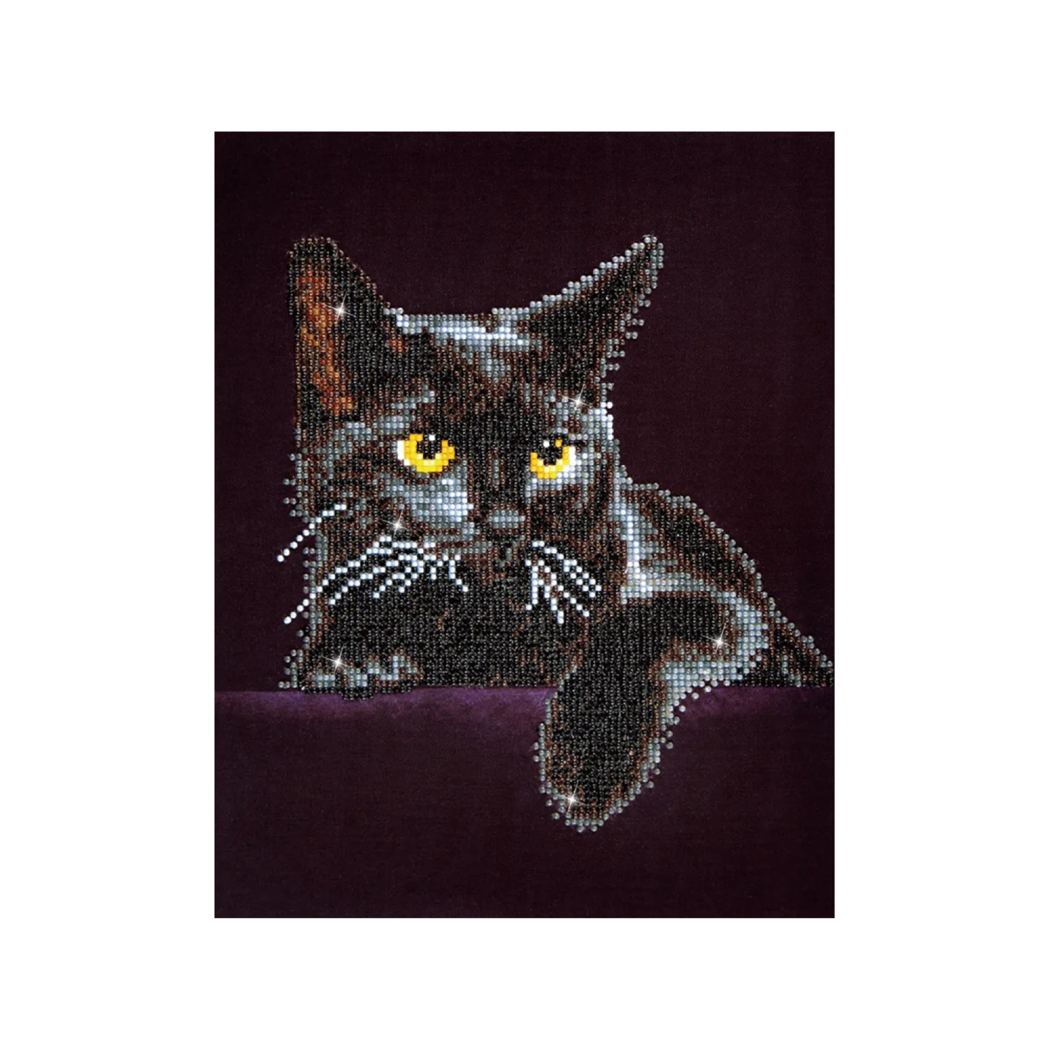 Kit Diamond Painting Midnight Cat Diamond Dotz - Image 2