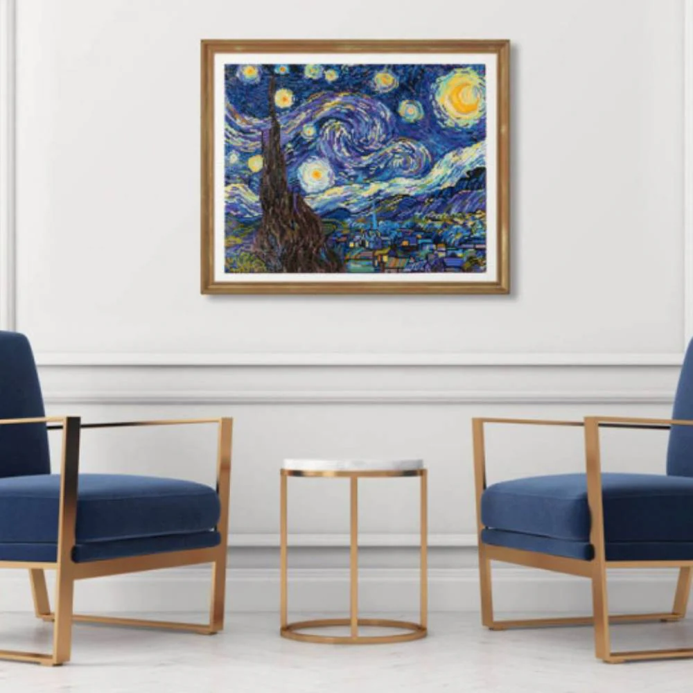 Kit Diamond Painting Noche Estrellada Diamond Dotz - Image 2