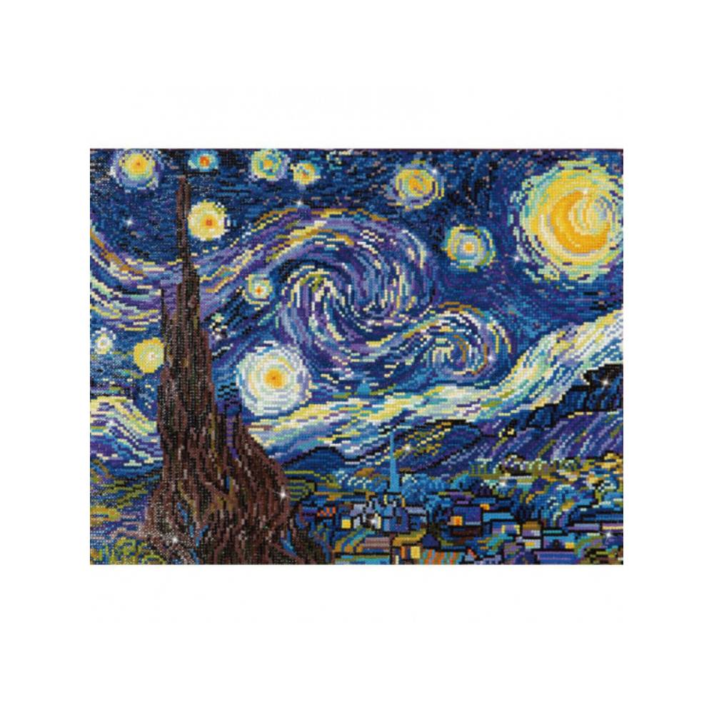 Kit Diamond Painting Noche Estrellada Diamond Dotz - Image 3