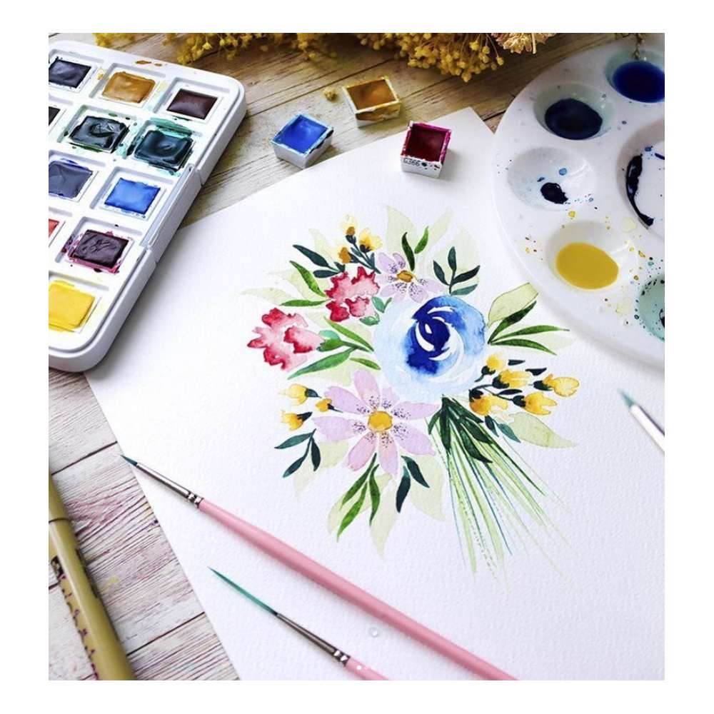 Kit Iniciación Acuarela Floral Van Gogh - Image 4