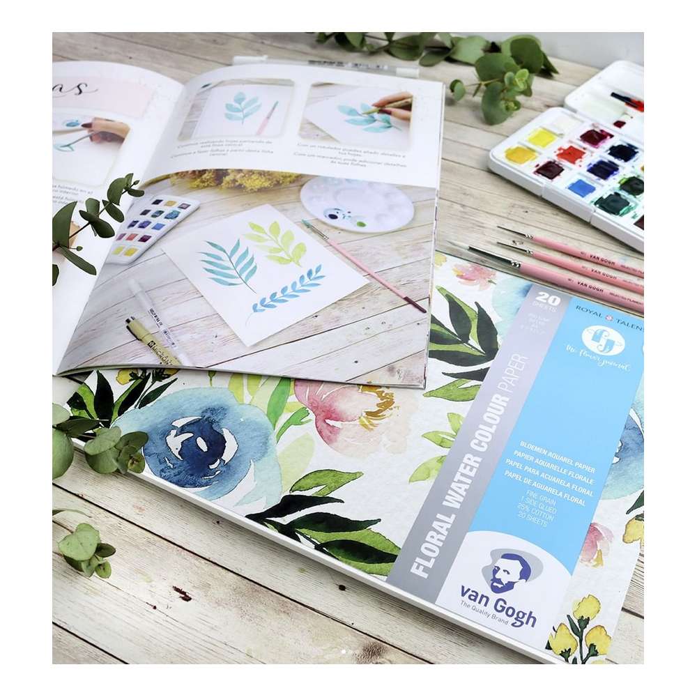 Kit Iniciación Acuarela Floral Van Gogh - Image 5