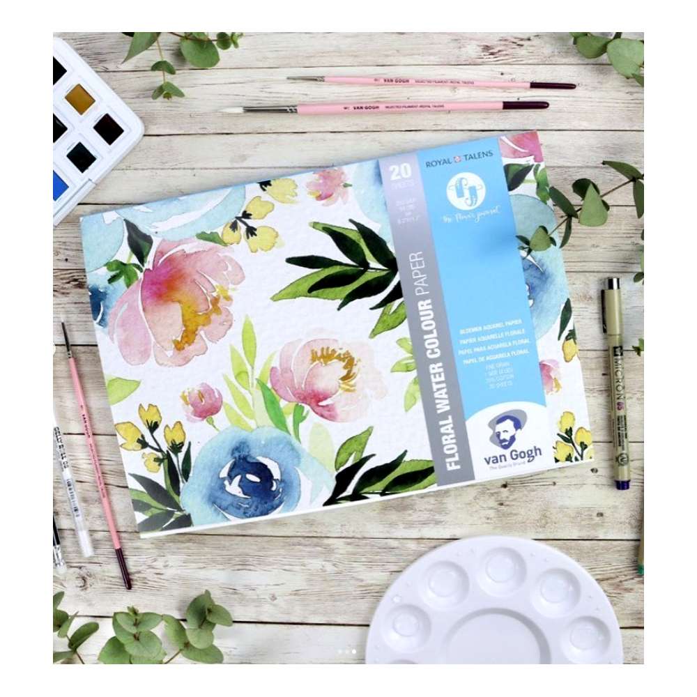 Kit Iniciación Acuarela Floral Van Gogh - Image 7