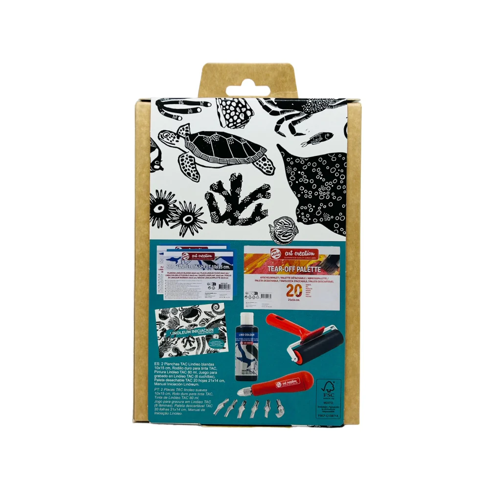 Kit Iniciación Grabado en Linóleo Talens - Image 6