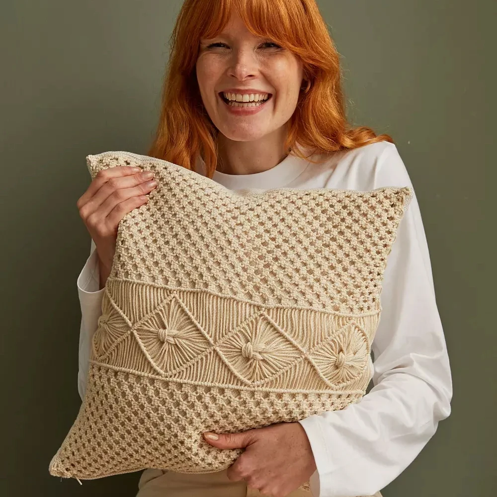 Kit Macramé Almohada con Cojín - Image 4