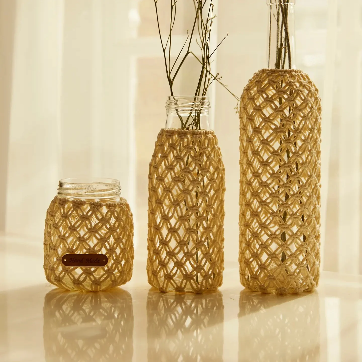 Kit Macramé Frascos Decorativos DMC - Image 3