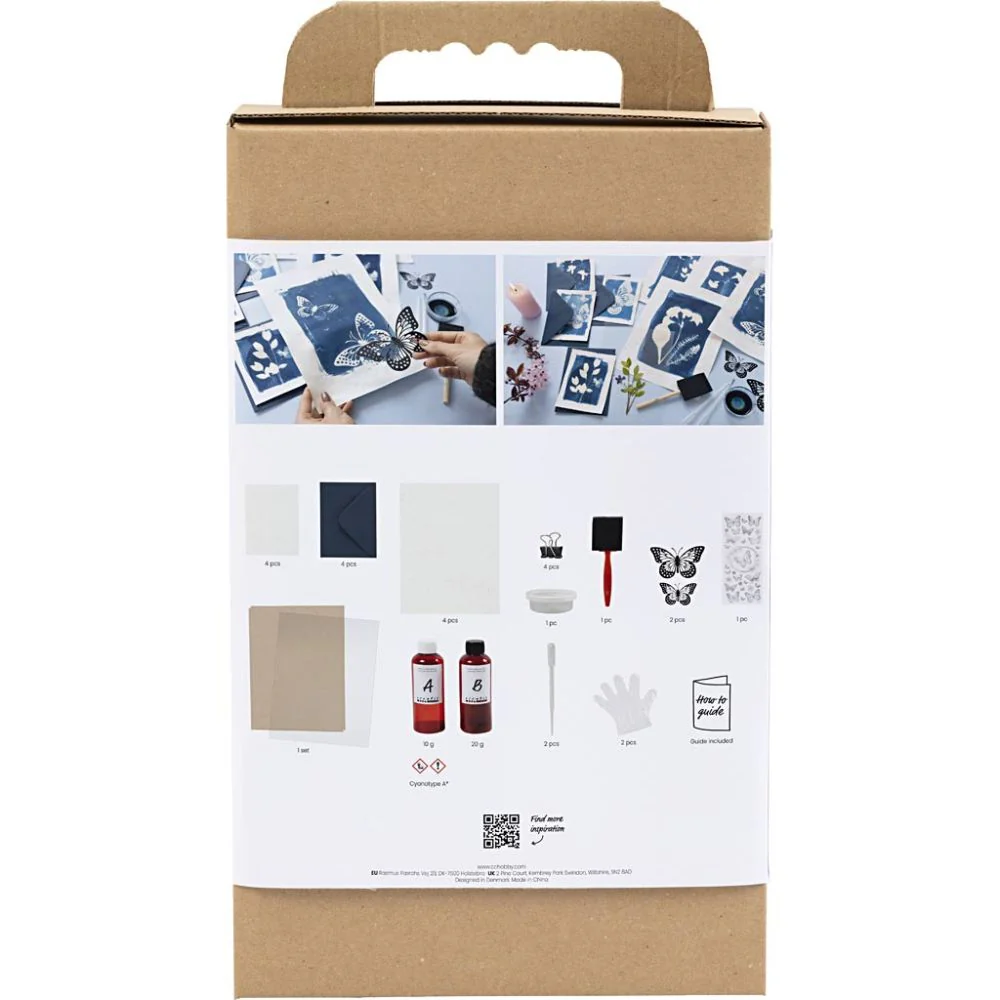 Kit de Manualidades Cianotipia Casera para Papel Creativ - Image 3