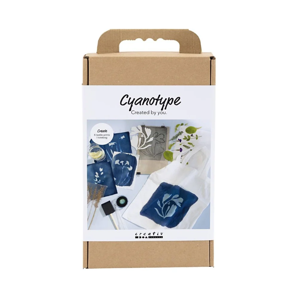 Kit de Manualidades Cianotipia Casera para Textil Creativ