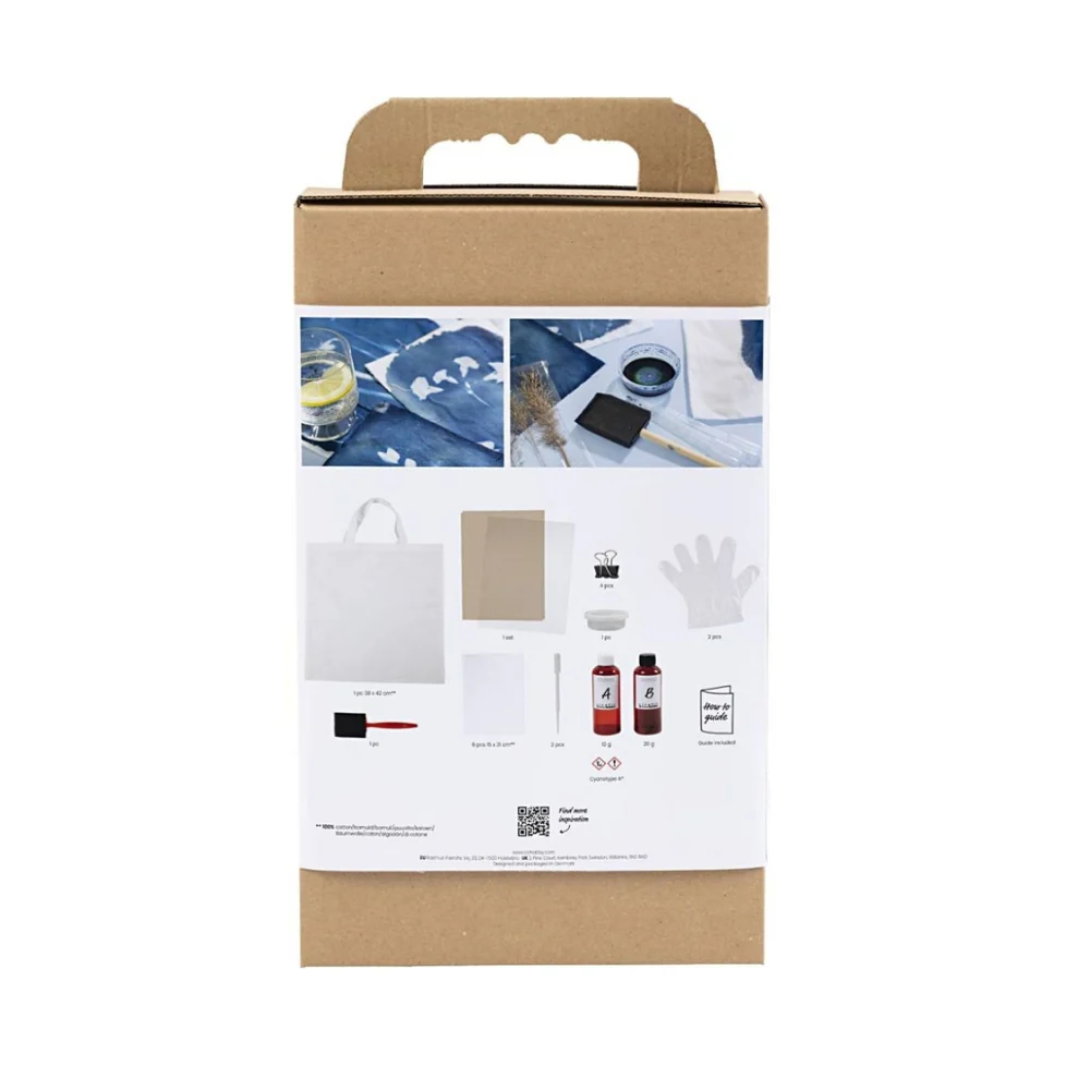 Kit de Manualidades Cianotipia Casera para Textil Creativ - Image 3
