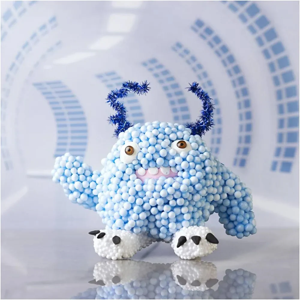 Kit Modelado Foam Clay Monstruo Azul Creativ - Image 2