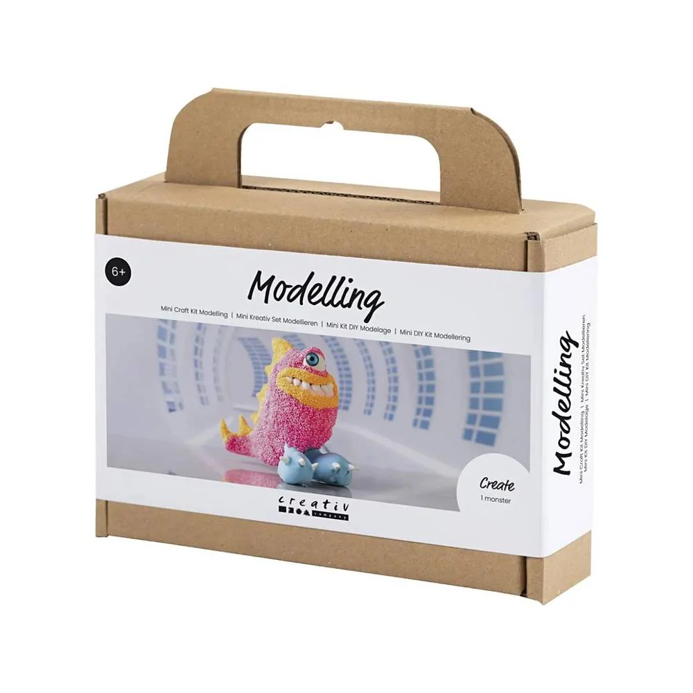 Kit Modelado Foam Clay Monstruo Rosa Creativ - Image 2