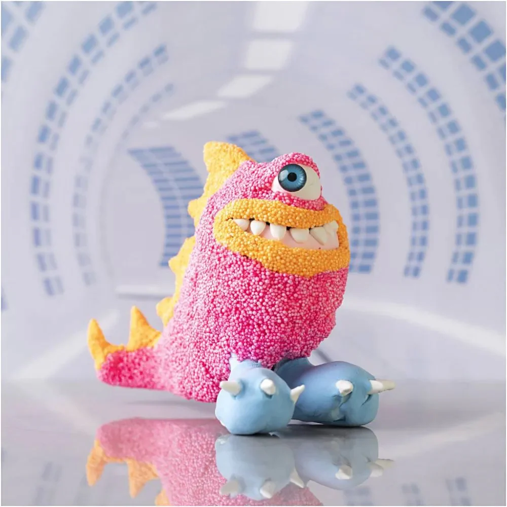 Kit Modelado Foam Clay Monstruo Rosa Creativ - Image 3