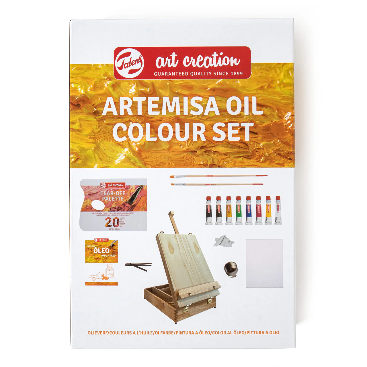 Kit Óleo Artemisa con Caballete Sobremesa Art Creation - Image 4