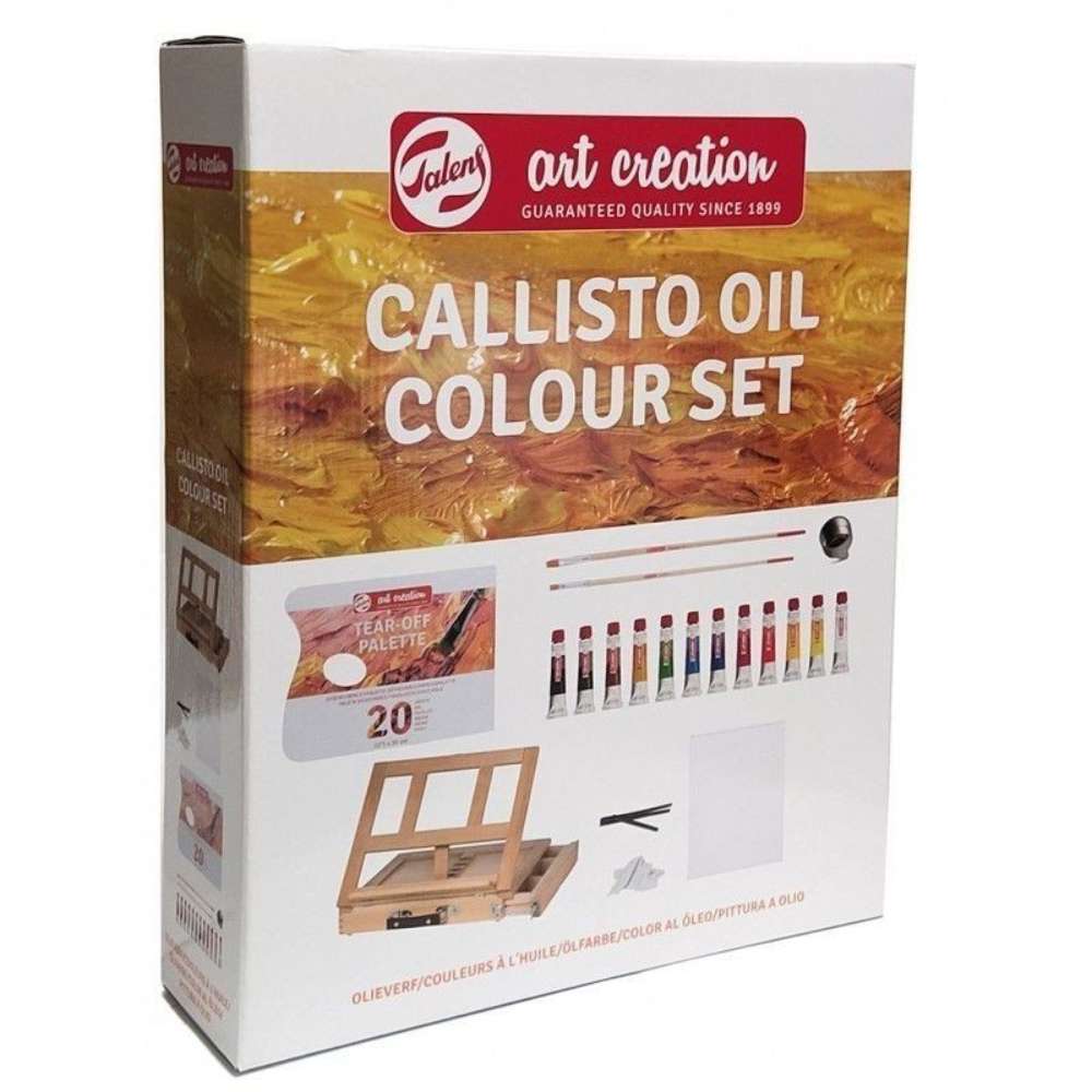Kit Óleo Callisto con Caballete Sobremesa Art Creation - Image 4