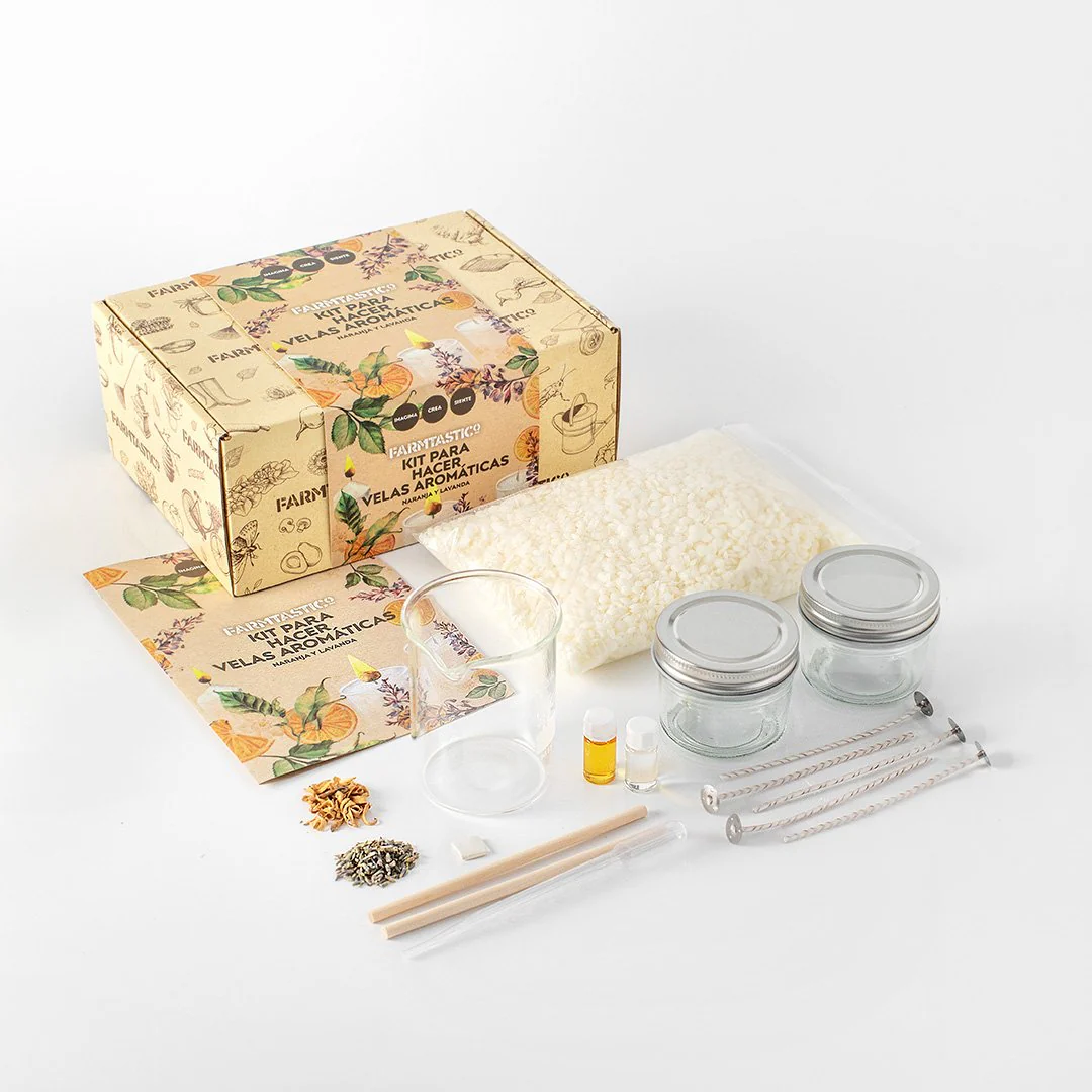 Kit Para Hacer Velas Aromáticas Farmtastico