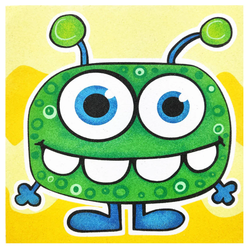 Kit Pintar con Arenas Diver Monsters Arenart - Image 3