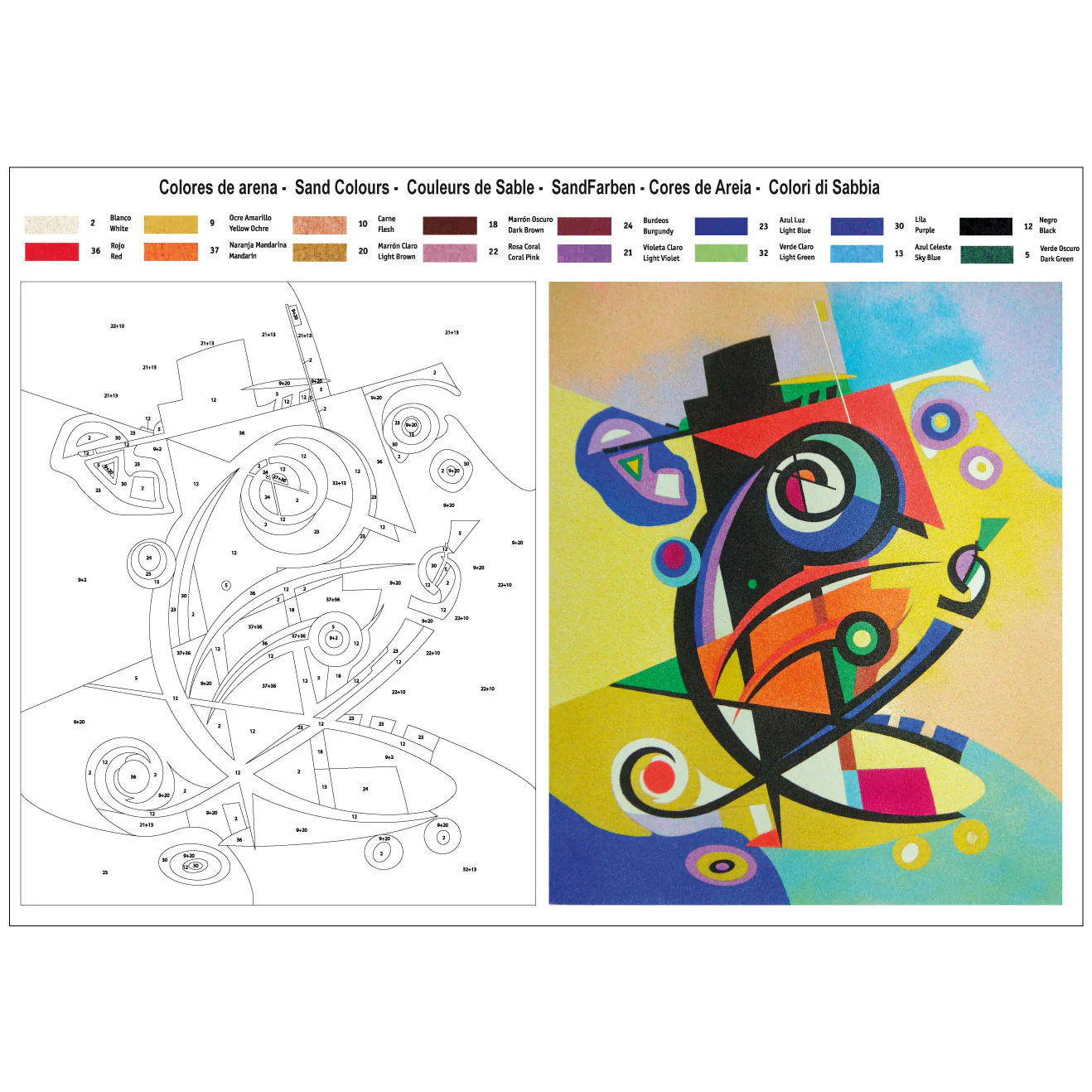 Kit Pintar con Arenas Kandinsky Arenart - Image 2