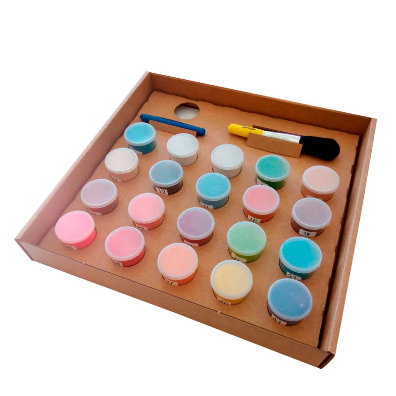 Kit Pintar con Arenas Perritos Barco 36x48cm Arenart - Image 2