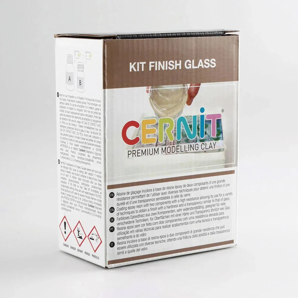 Kit Resina Epoxi 120 ml Finish Glass Cernit - Image 2