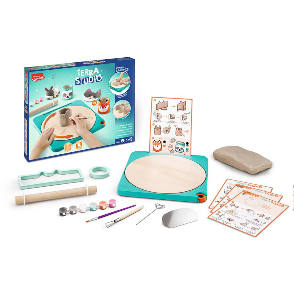 Kit Rueda de Arcilla Terra Studio Maped