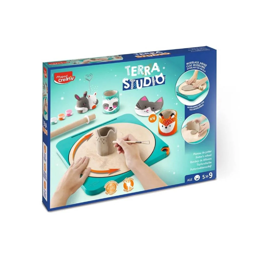 Kit Rueda de Arcilla Terra Studio Maped - Image 2