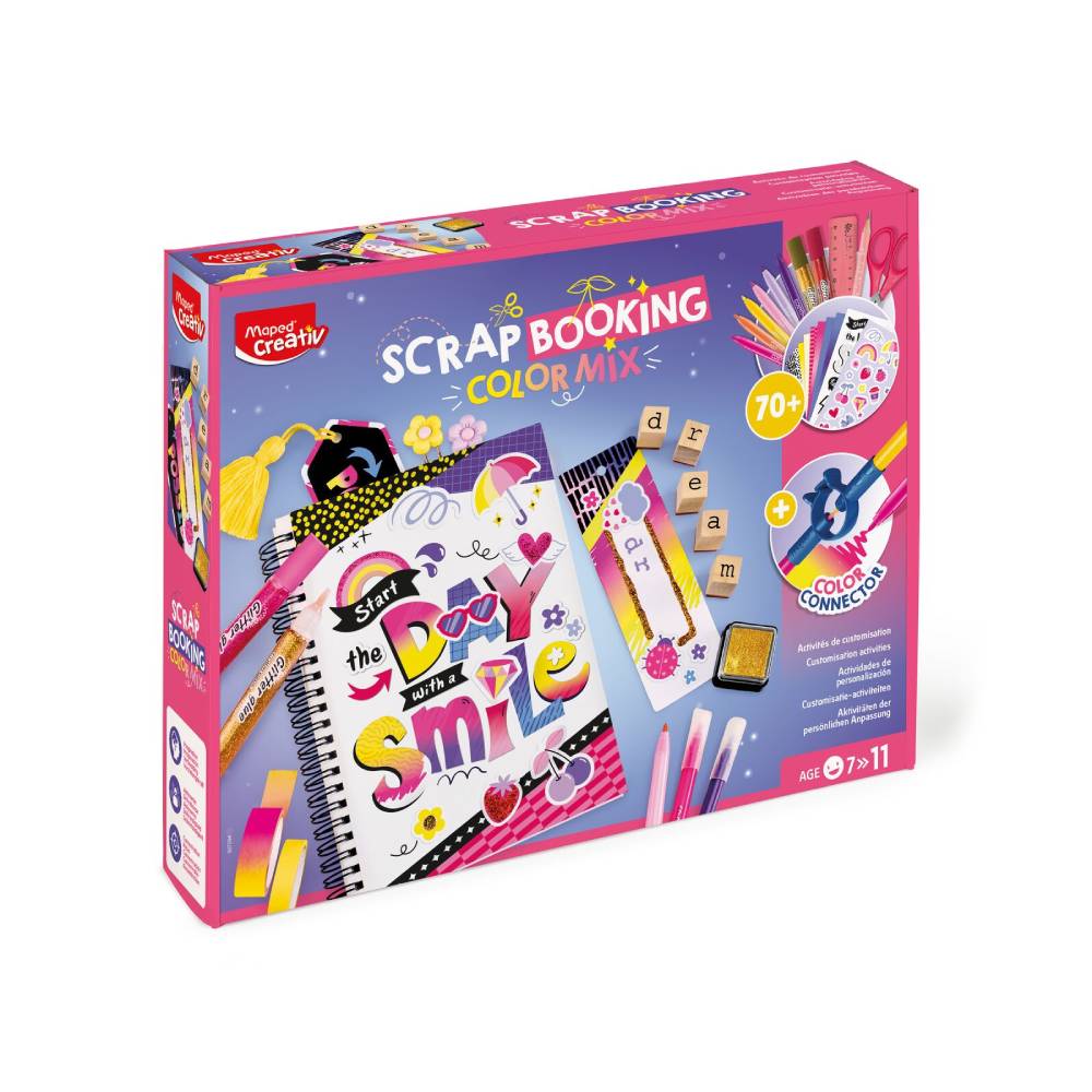 Kit Scrapbooking Niños Color Mix Maped - Image 2