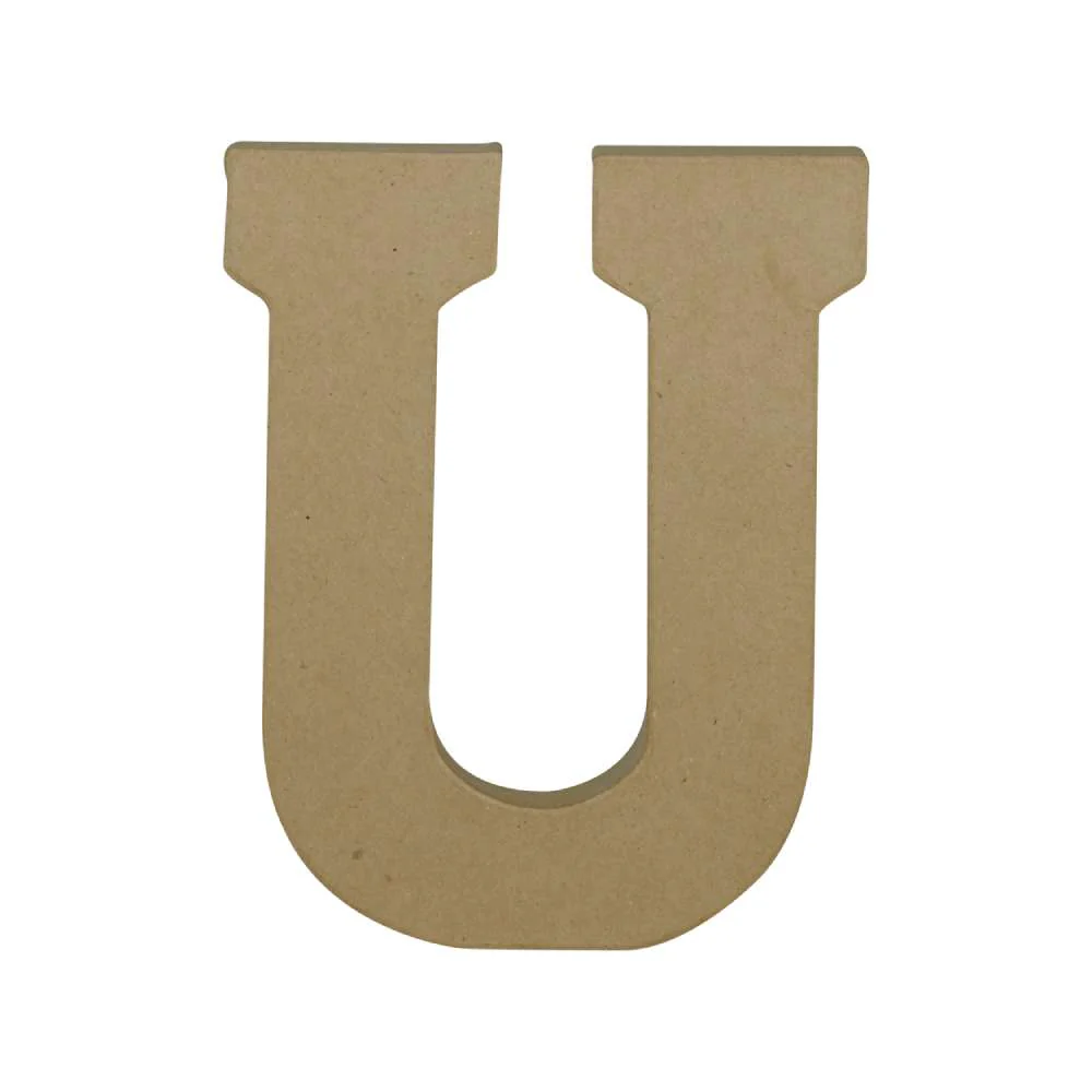 Letra Grande Mayúscula Cartón 20cm Décopatch - Image 23