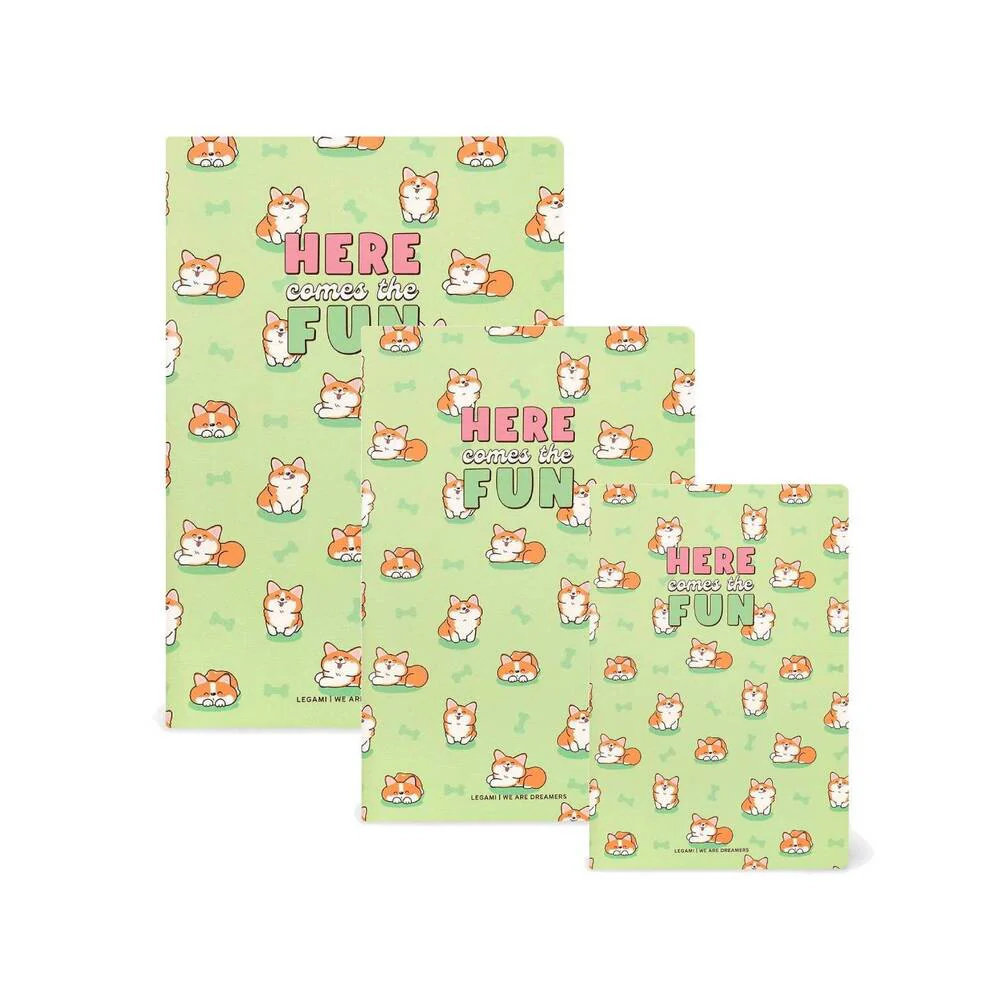 Libreta Verde Corgi Legami