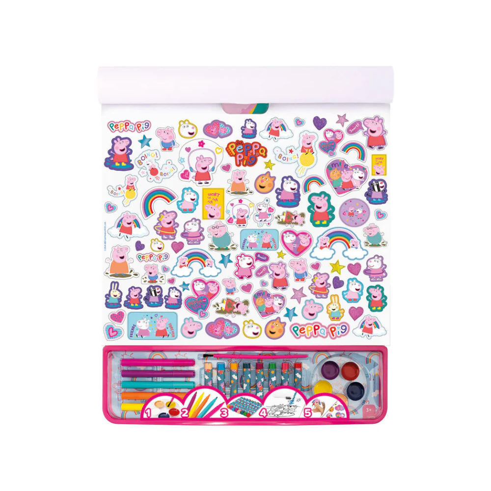Libro Actividades para Colorear Peppa Pig Gigablock - Image 3