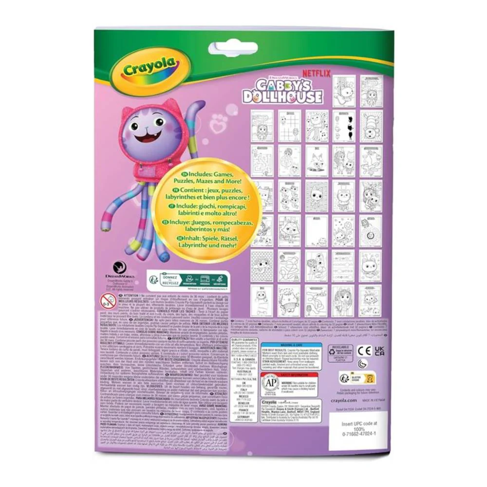 Libro Actividades y Colorear Gabby's Dollhouse Crayola - Image 3