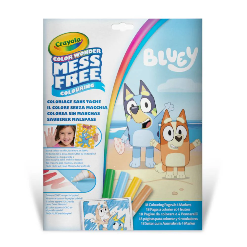 Libro Actividades y Colorear Números Bluey Crayola - Image 2