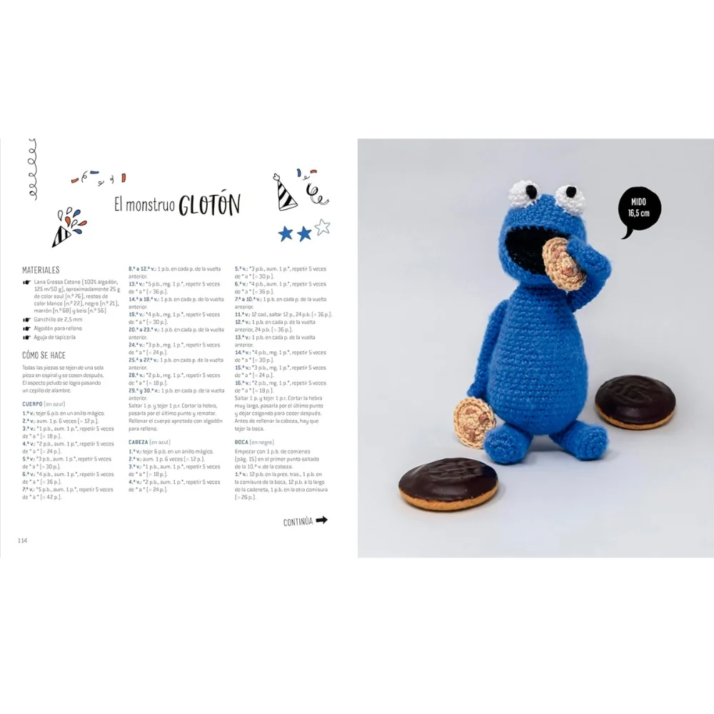 Libro Amigurumi Personajes Favoritos para Niños El Drac - Image 5