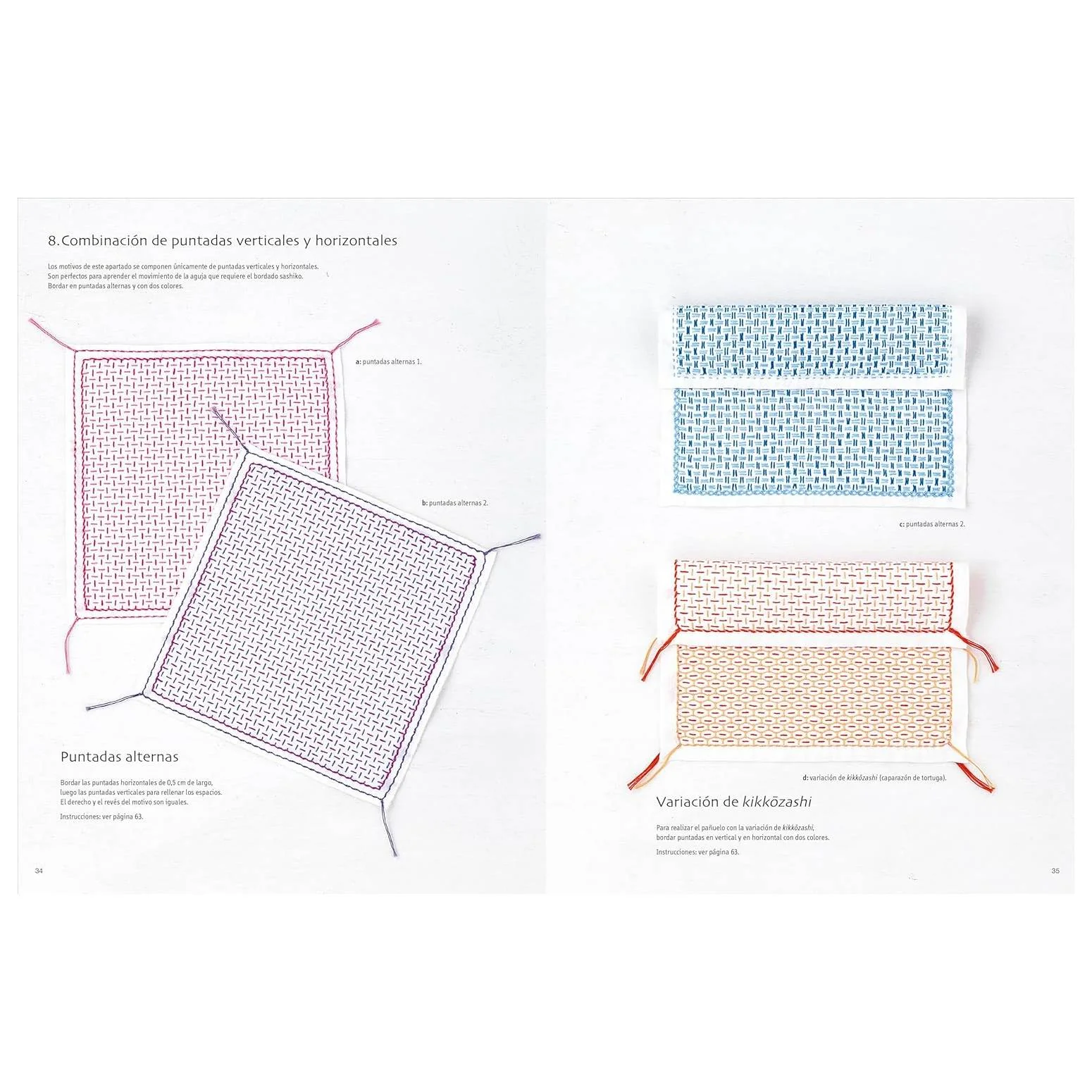 Libro Bordado Sashiko Hitomezashi Editorial El Drac - Image 6