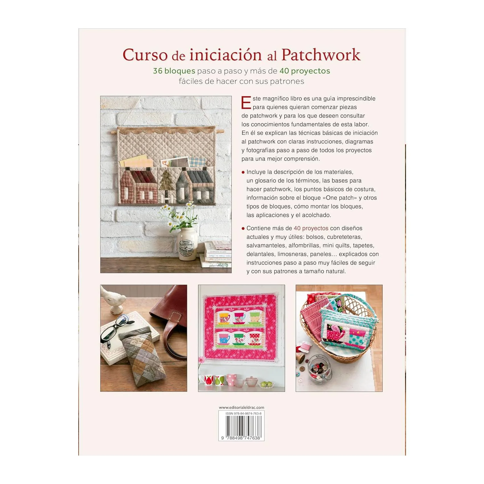 Libro Curso de Iniciación al Patchwork El Drac - Image 3