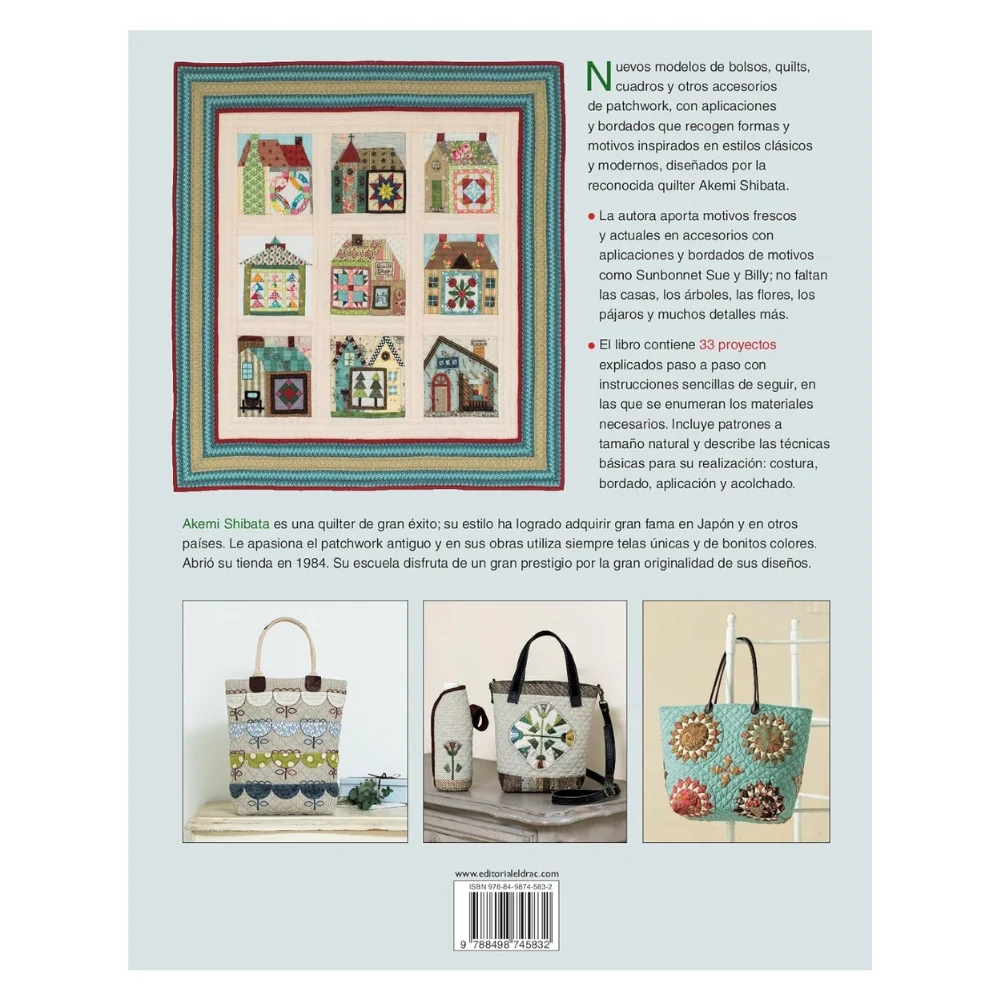 Libro Diseños Creativos de Patchwork El Drac - Image 3