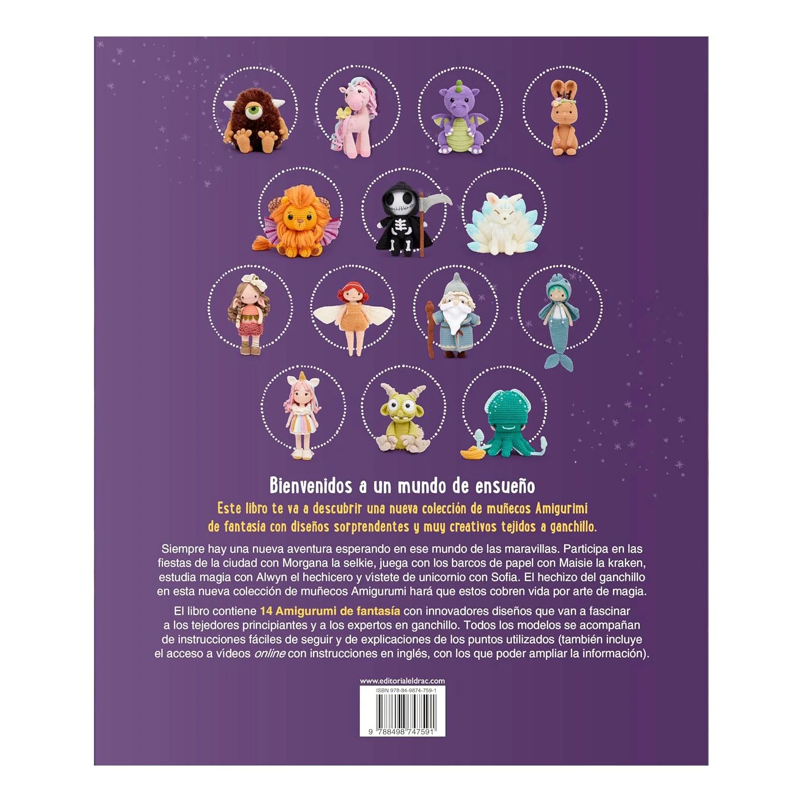 Libro Más Diseños de Amigurumi de Fantasía El Drac - Image 3