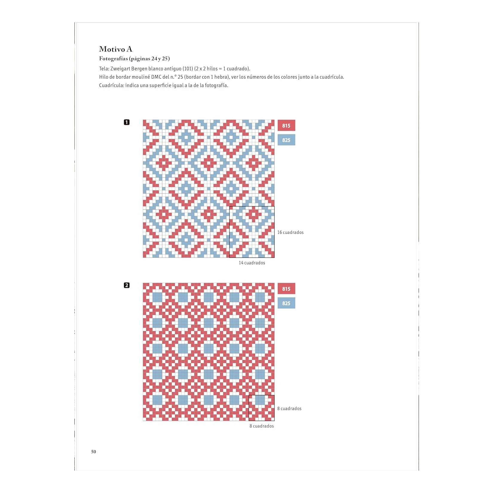 Libro Motivos Geométricos en Bordado Bargello y Punto de Cruz El Drac - Image 2