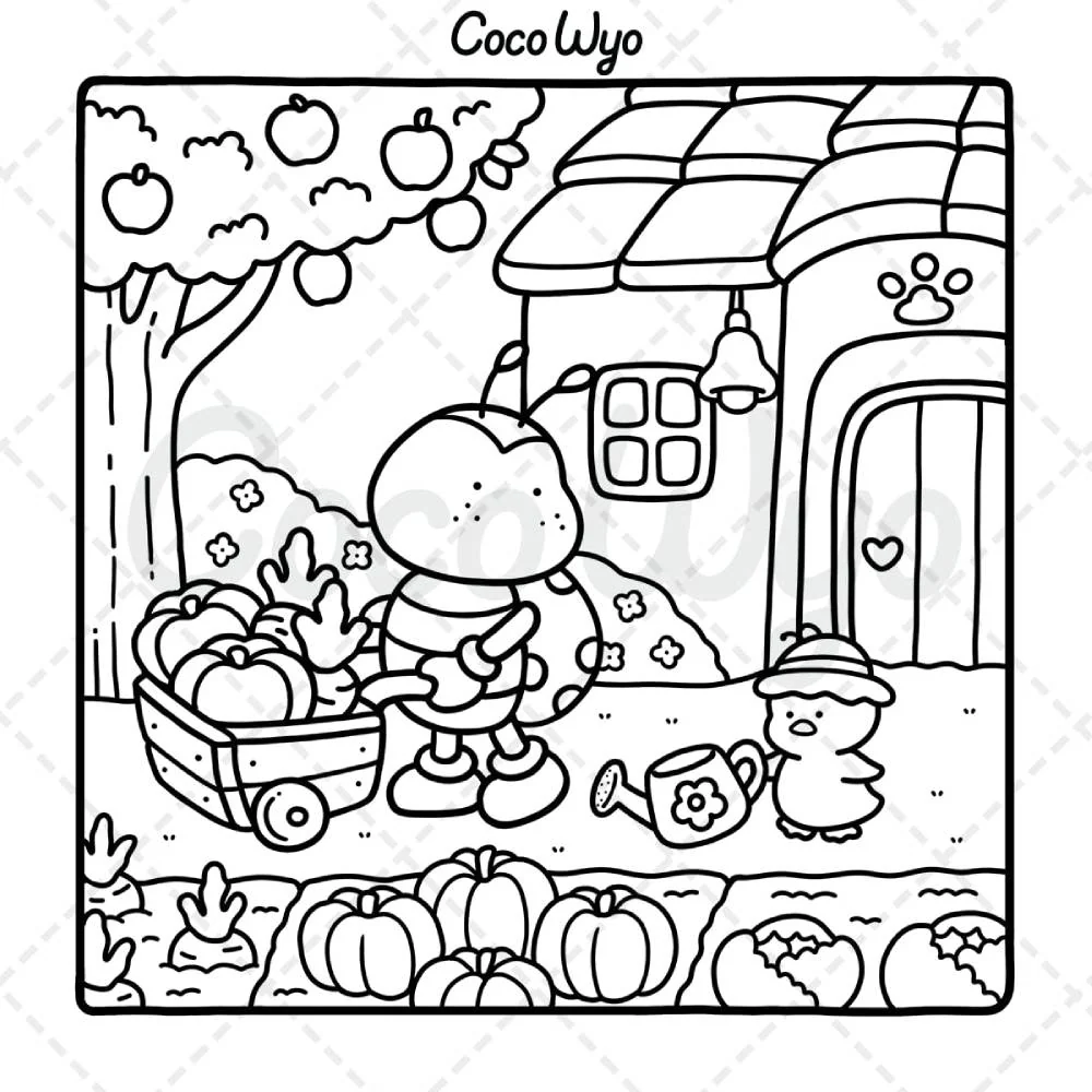 Libro para Colorear Cozy Friends - Image 3