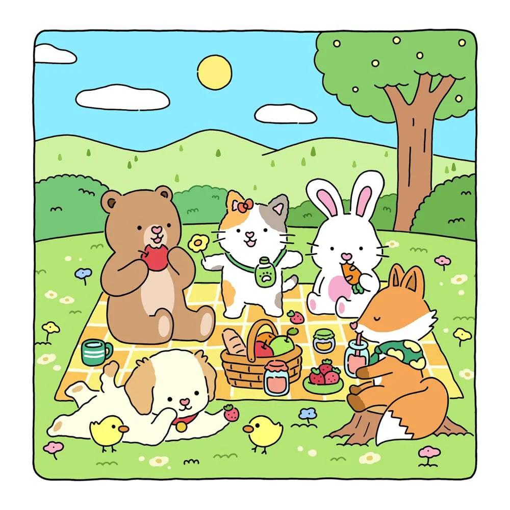 Libro para Colorear Fuzzy Friends - Image 3