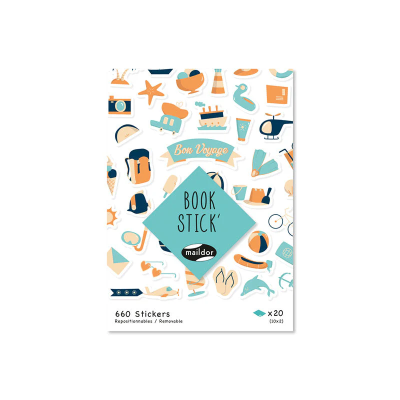 Libro Stickers Viaje A6 24 Páginas Maildor
