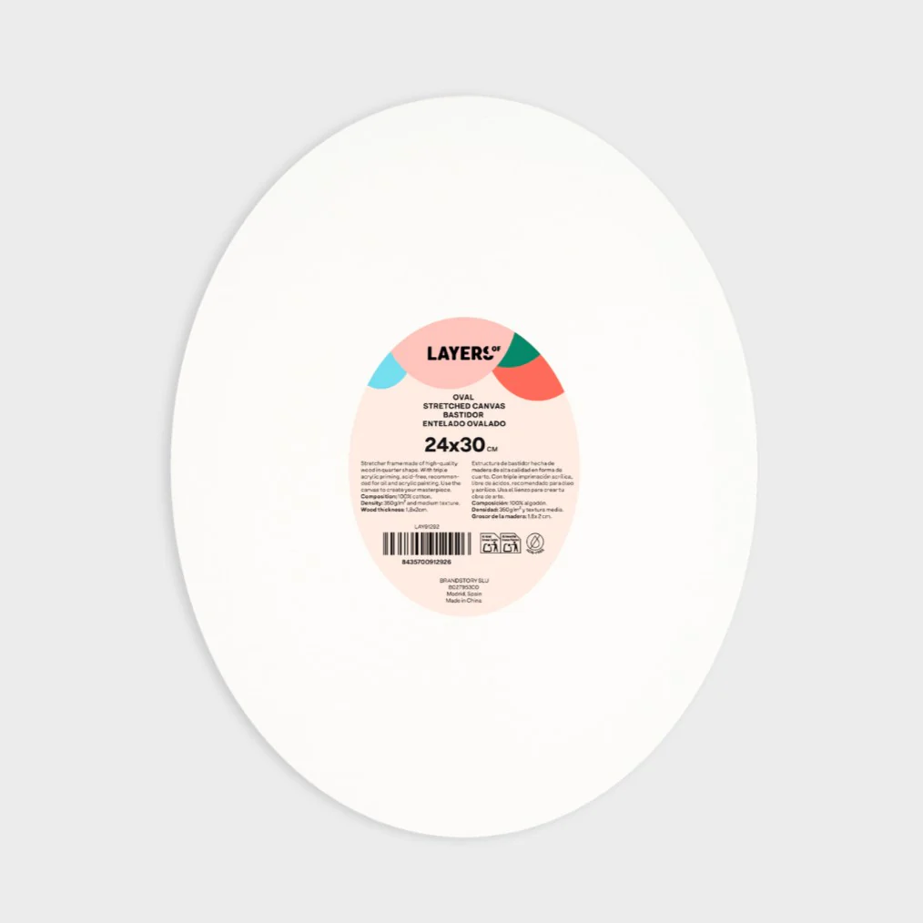 Lienzo Redondo Ovalado Layers Of - Image 2