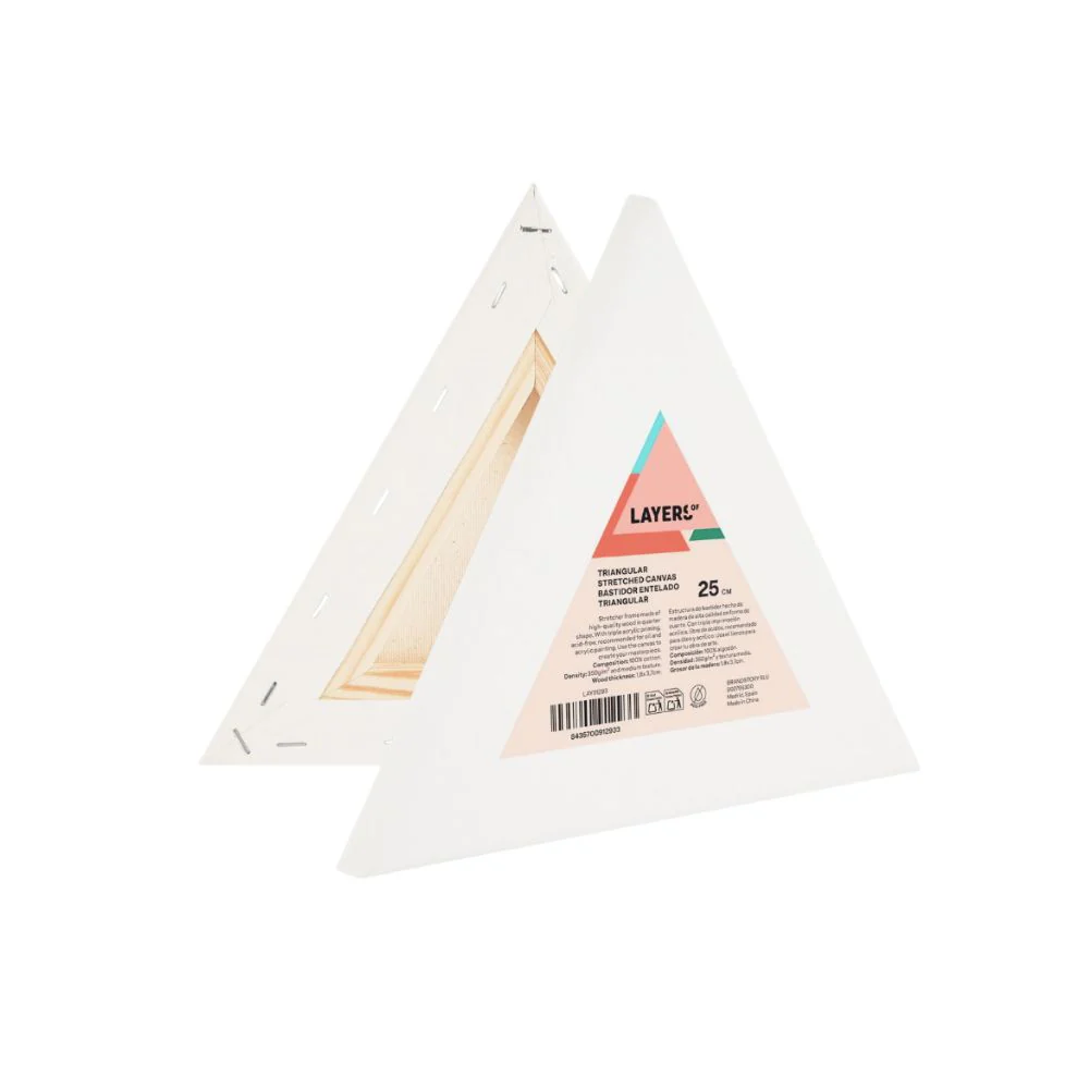 Lienzo Triangular 25 cm Layers Of