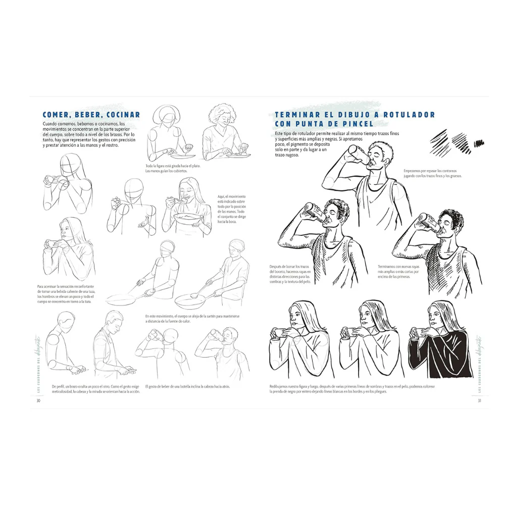 Los Cuadernos del Dibujante: Figuras en movimiento El Drac - Image 4