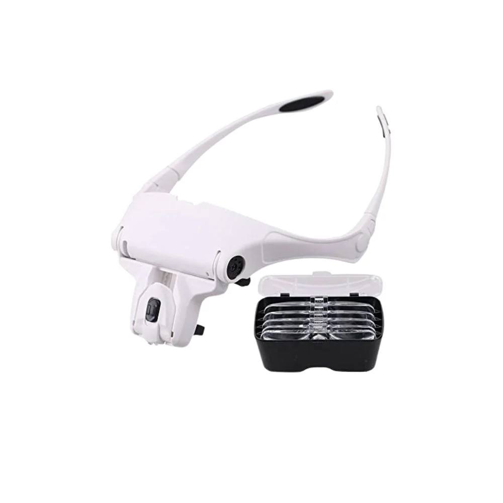 Lupa de Cabeza Ergonómica con Led Varios Aumentos Dismoer