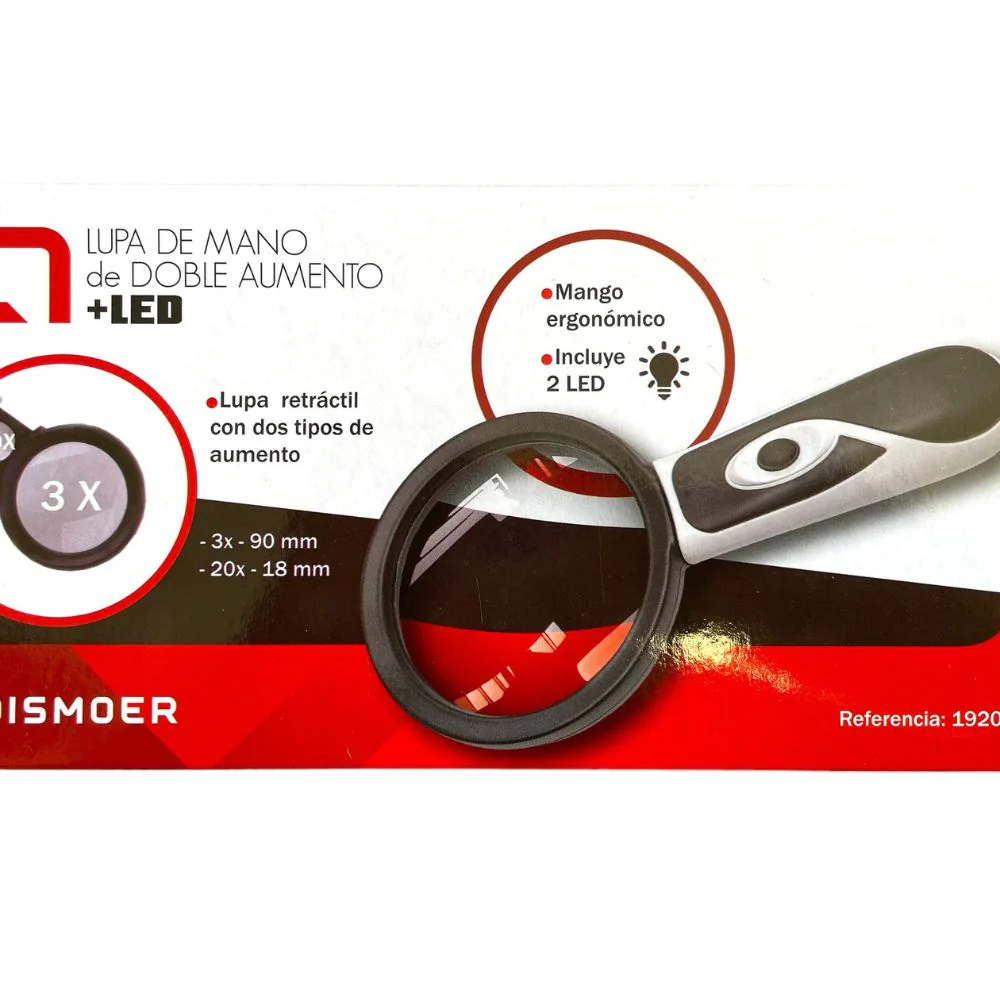 Lupa de Mano de Doble Aumento con Led Dismoer - Image 2