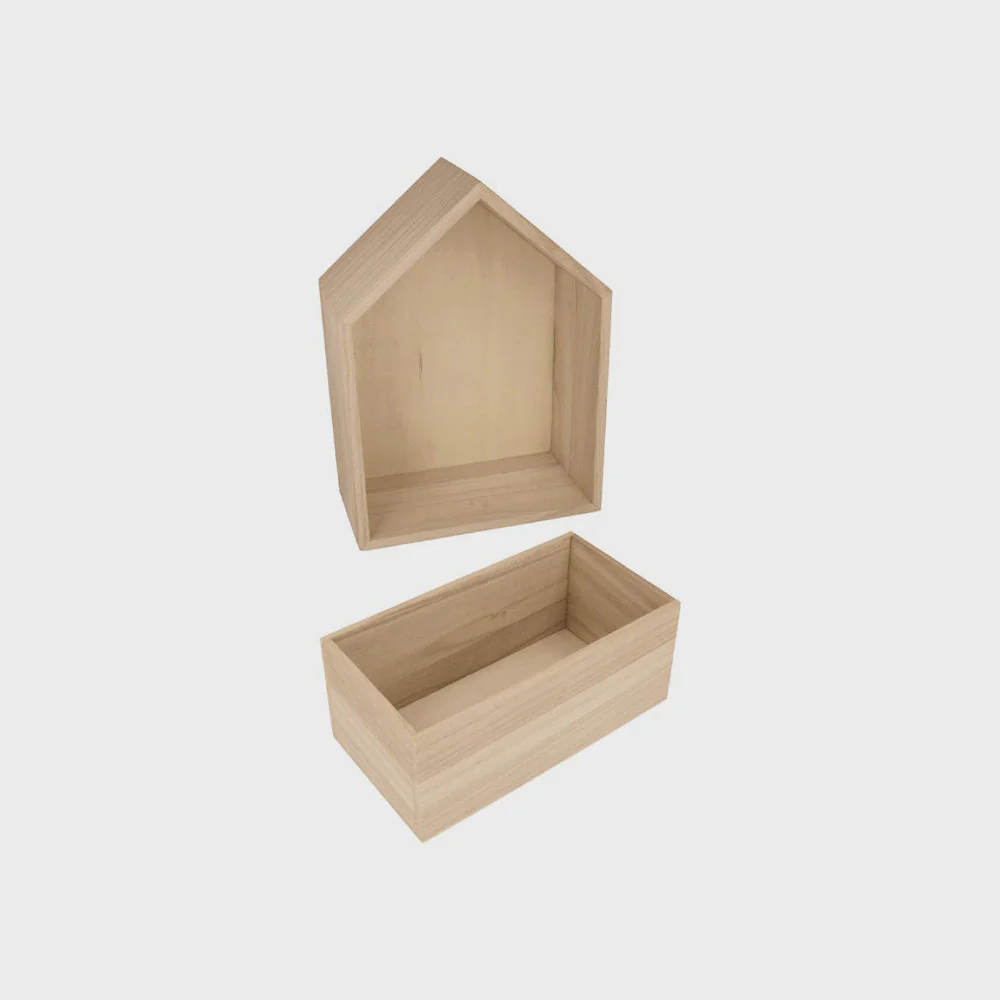 Macetero Casa Madera 22x11x27 Artemio - Image 2