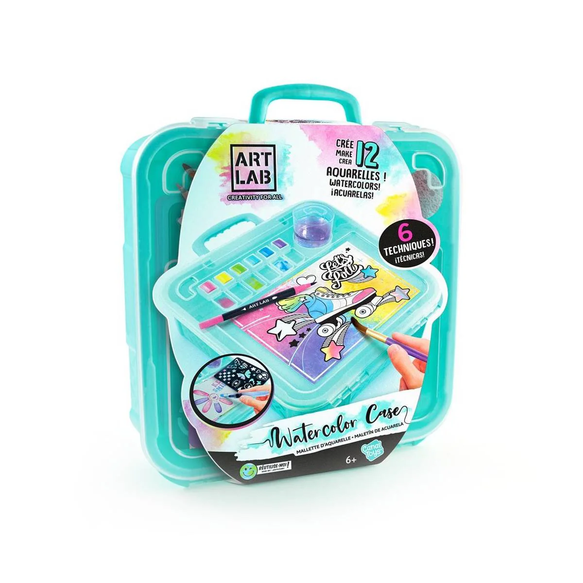 Maletín Acuarelas Canal Toys