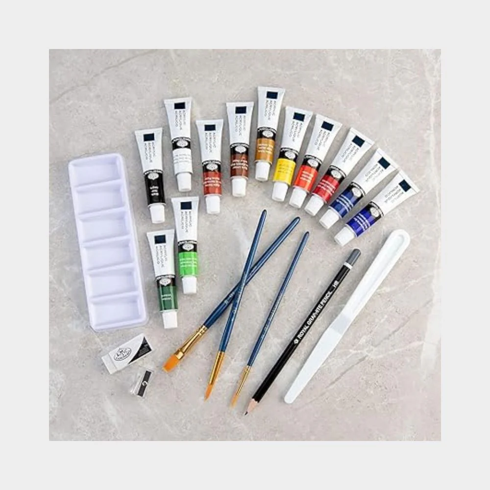 Maletín de Pintura Acrílica 21 piezas de Royal & Langnickel - Image 6