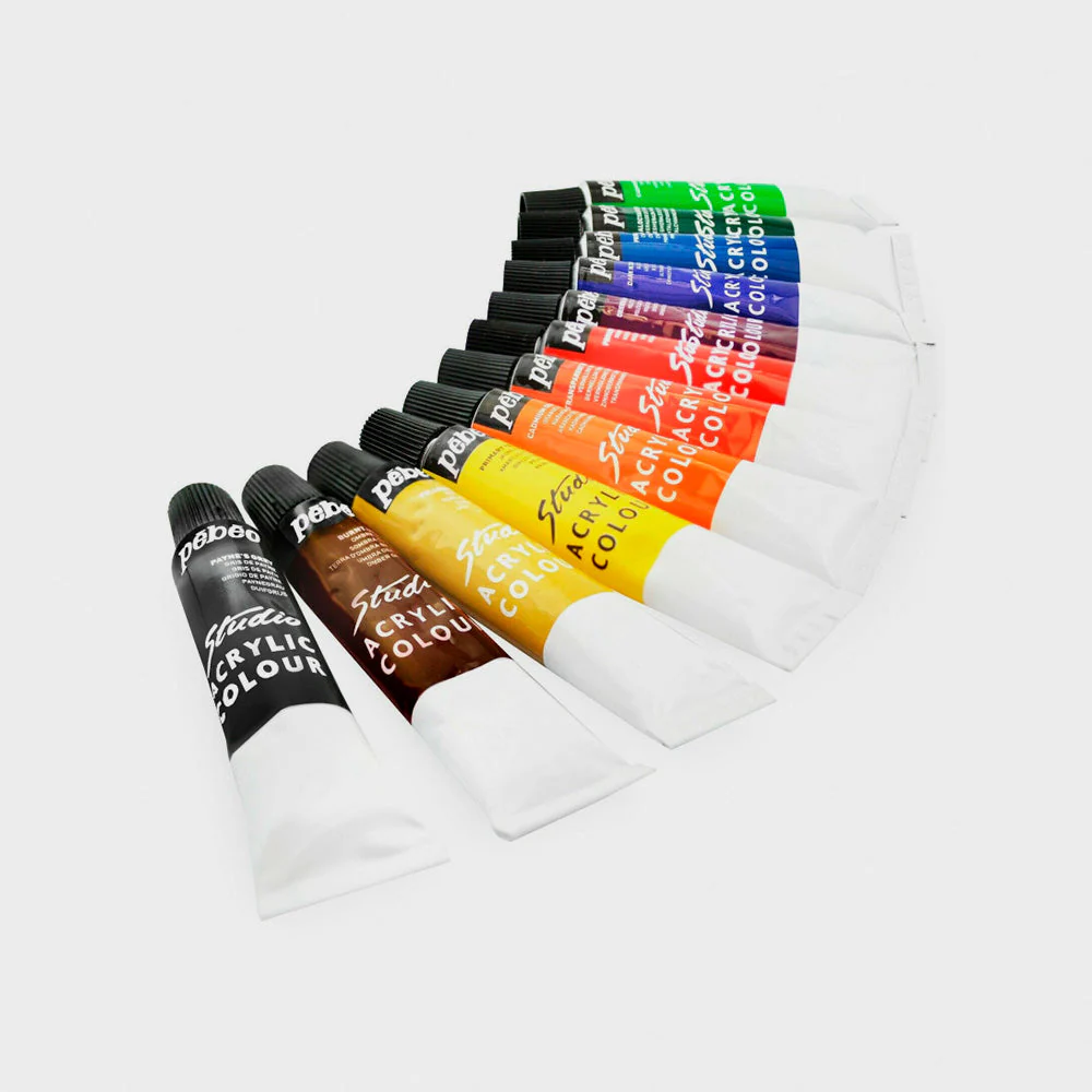 Maletín de Pintura Studio Acrylics Pebeo + Bloc Multitécnica A3 Milbby - Image 2