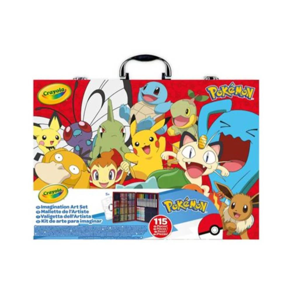 Maletín Pokémon 115 Piezas Pinturas